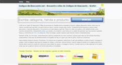 Desktop Screenshot of codigos-de-descuento.net